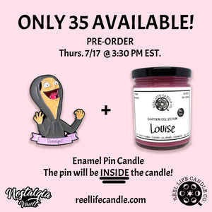 PRE-ORDER Louise Enamel Pin Candle
