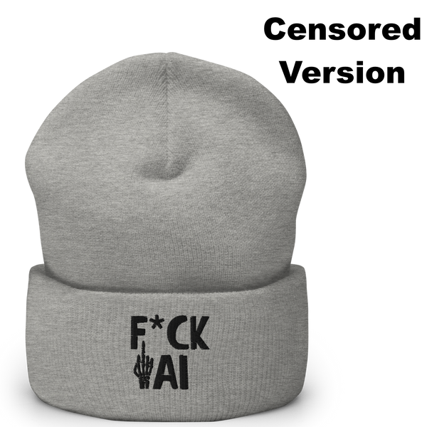 Fuck AI Beanie