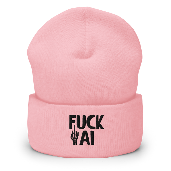 Fuck AI Beanie