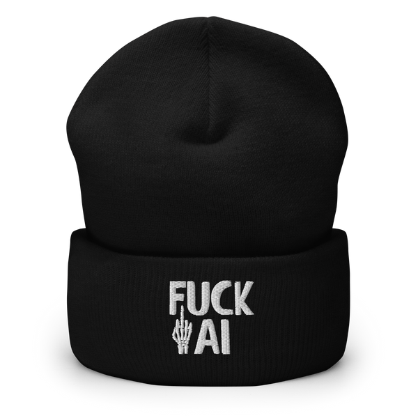 Fuck AI Beanie