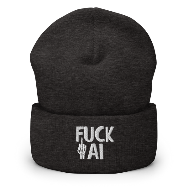 Fuck AI Beanie