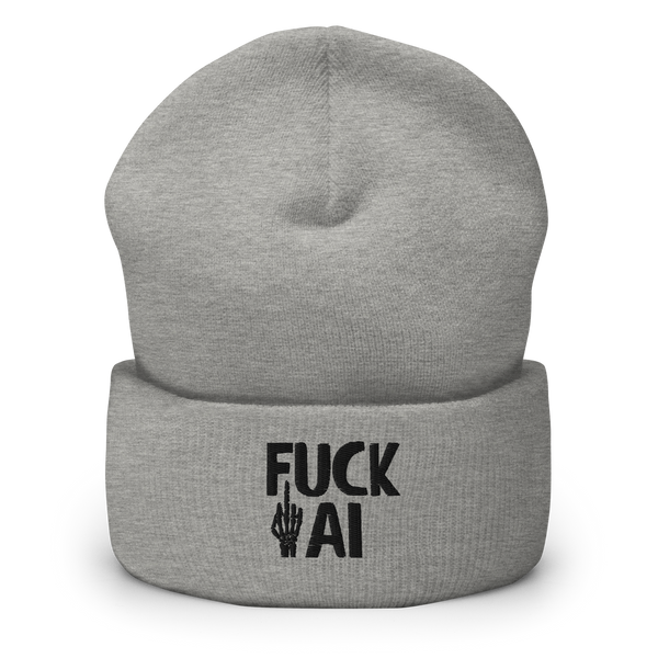 Fuck AI Beanie