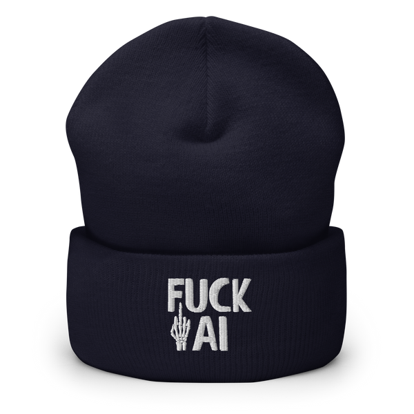 Fuck AI Beanie