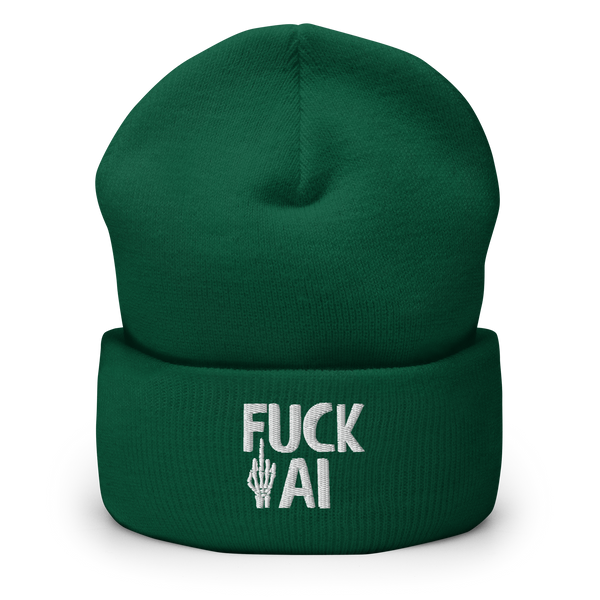 Fuck AI Beanie