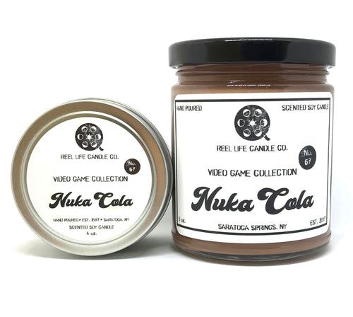 Nuka Cola Fallout Inspired Gamer Soy Candles & Wax Melts